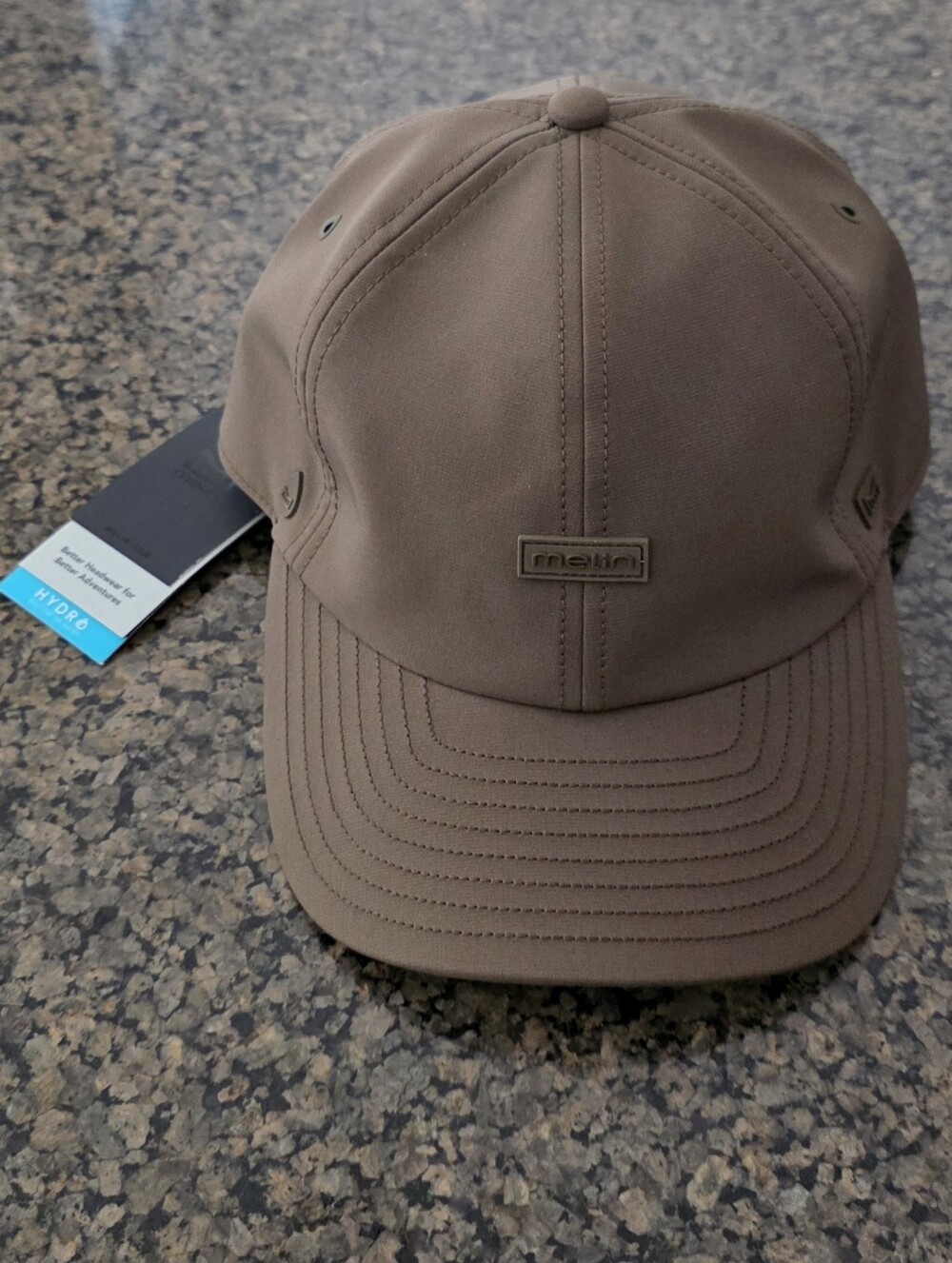 Melin The Legend Hat Mens Size Classic color TEAK new with tags Adjustable strap